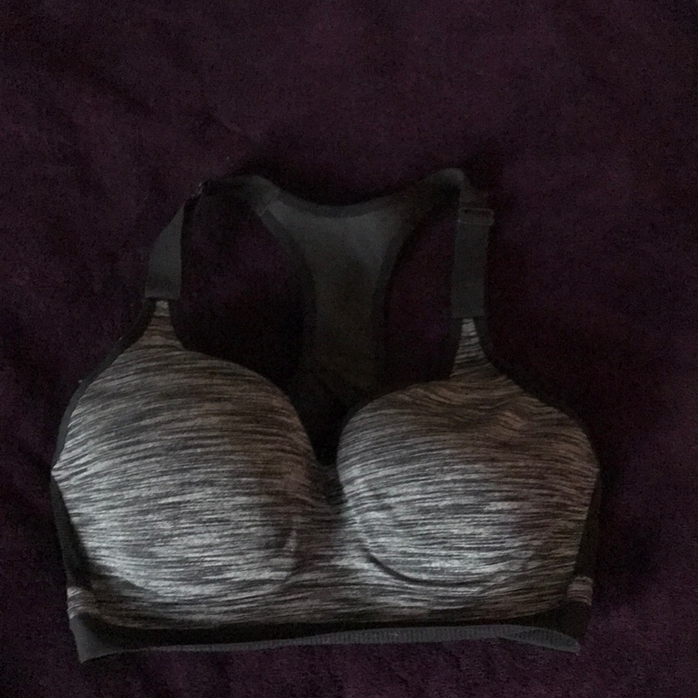 VS sports bra - grey & black